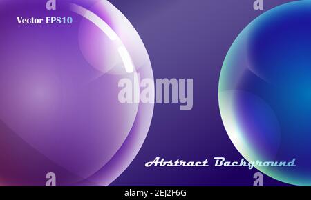 Image of the cosmos. Planet earth and the other. Abstract futuristic background. Vector EPS10. Stock Vector