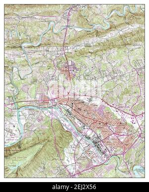 Kingsport, Tennessee, map 1959, 1:24000, United States of America by ...