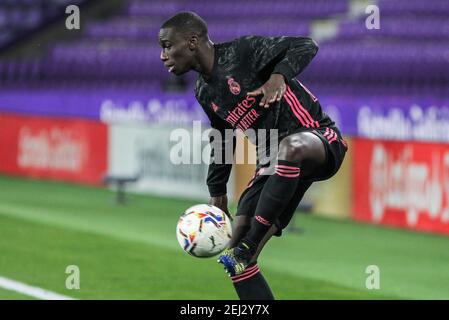 Player Ferland Mendy on the field at the Spanish La Liga soccer match ...