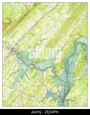 Spring City, Tennessee, map 1940, 1:24000, United States of America by Timeless Maps, data U.S. Geological Survey Stock Photo