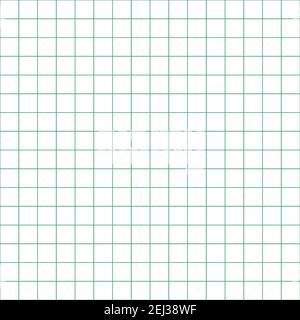 Grid paper. Abstract squared background with color graph. Geometric pattern for school, wallpaper, textures, notebook. Lined blank on transparent Stock Vector