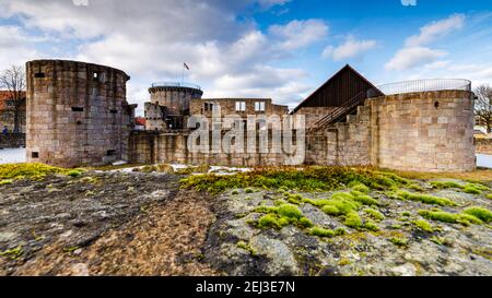 The ruin castle of Friedewald in Hesse Germany Stock Photo