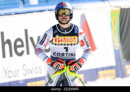 Druscie, Cortina (BL), Italy. 21st Feb, 2021. Luke WINTERS (USA) during 2021 FIS Alpine World SKI Championships - Slalom - Men, alpine ski race - Photo Luca Tedeschi/LM Credit: LiveMedia/Alamy Live News Stock Photo