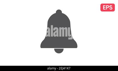 Bell Icon. Vector Flat Isolated Illustration of a Bell Stock Vector