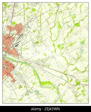 Waco East, Texas, map 1957, 1:24000, United States of America by Timeless Maps, data U.S. Geological Survey Stock Photo