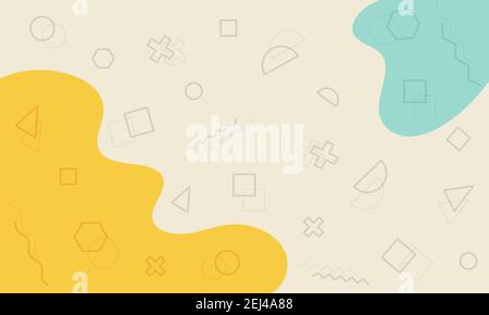 Seamless Colourful Abstract Geometric Line Pattern. Stock Vector