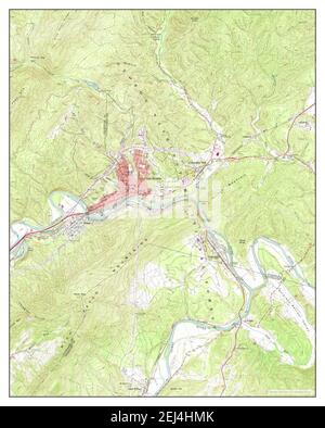 Clifton Forge, Virginia, map 1962, 1:24000, United States of America by Timeless Maps, data U.S. Geological Survey Stock Photo