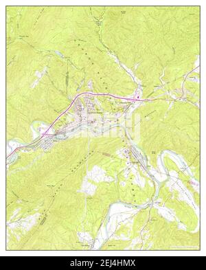 Clifton Forge, Virginia, map 1962, 1:24000, United States of America by Timeless Maps, data U.S. Geological Survey Stock Photo