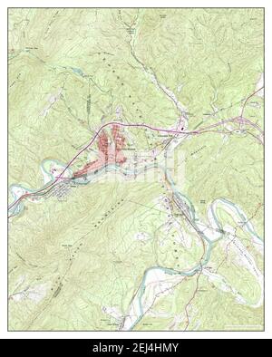 Clifton Forge, Virginia, map 1962, 1:24000, United States of America by Timeless Maps, data U.S. Geological Survey Stock Photo