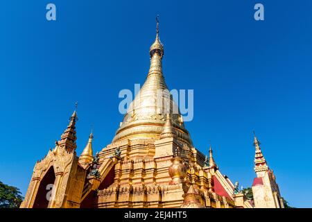Su taung pyi pagoda, Myitkyina, Kachin state, Myanmar Stock Photo