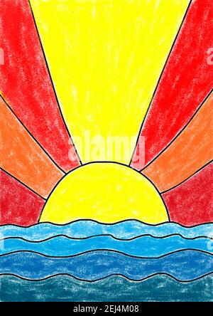 Sunset Drawing PNG, Vector, PSD, and Clipart With Transparent Background  for Free Download | Pngtree