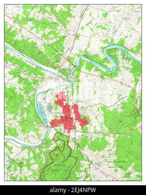 Front Royal, Virginia, map 1967, 1:24000, United States of America by Timeless Maps, data U.S. Geological Survey Stock Photo