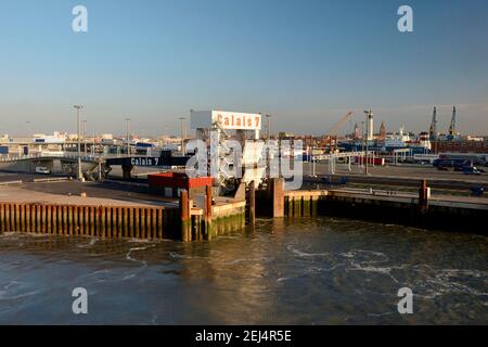 Ferry port of Calais, France Stock Photo