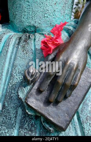 Monument to Empress Elisabeth of Austria-Hungary, artist Lagoa Henriques, called Sissi, Sisi, Funchal, Madeira, Portugal Stock Photo