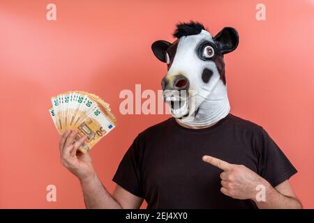 funny cow mask