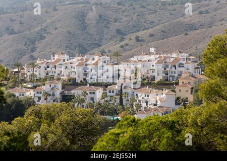 Alhaurin el grande Golf, apartment blocks, inland near golf course, Malaga, Spain. Stock Photo