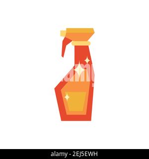 Chemical detergent. Vector illustration isolated on white background. Icon. Stock Vector