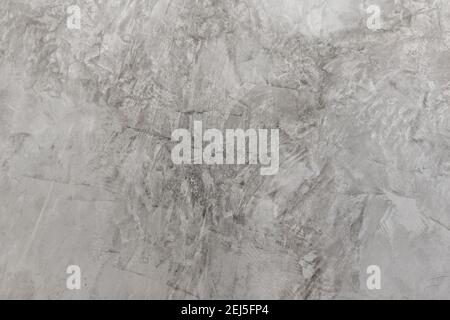 Empty interior for design, Old loft style raw concrete plastered wall. Dirty raw cement wall texture and background. Stock Photo