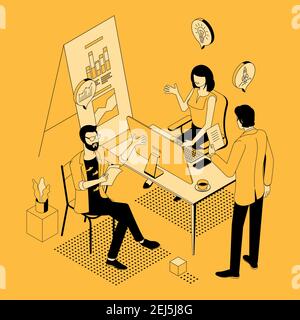 teamwork effective cooperation Stock Vector