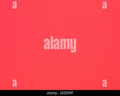 Bright red paper texture recycled. Uniform lighting no shadows clean. Stock Photo