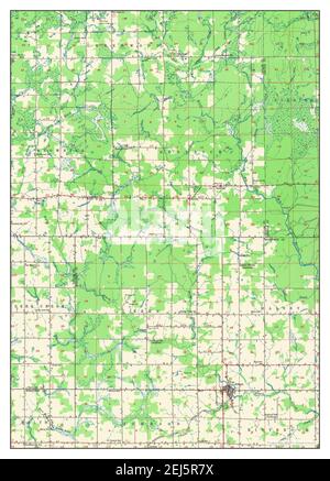 Athens, Wisconsin, map 1951, 1:48000, United States of America by Timeless Maps, data U.S 