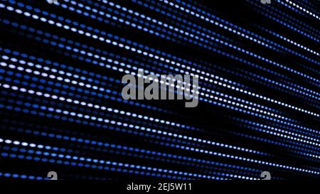 Abstract background, blue dots in a dot matrix style Stock Photo