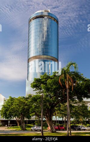 Tun Mustapha Tower (Menara Tun Mustapha) Overlooking Likas Bay In Kota ...