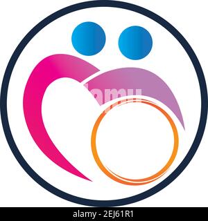 disability logo vector illustration design template - vector Stock Vector