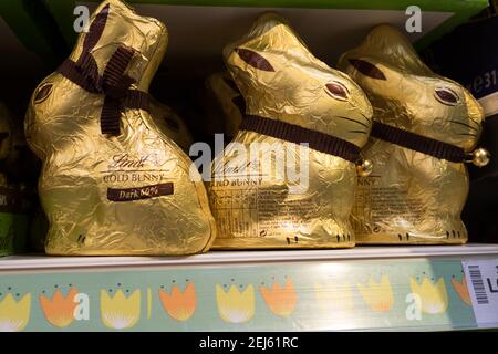 Lidl bonny chocolate for Easter on sale Stock Photo