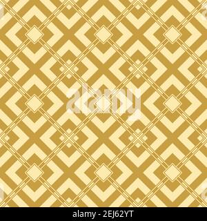 Seamless vintage geometric pattern. Abstract background of square figure. Pastel wrapping paper texture Stock Vector