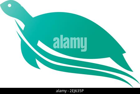 Turtle logo icon vector template illustration design Stock Vector