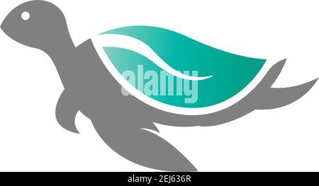 Turtle logo icon vector template illustration design Stock Vector