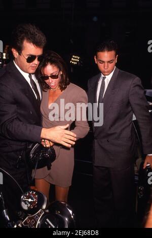 Heidi Fleiss arrive for her trial on August 8, 1993 at Los Angeles ...