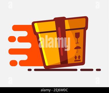fast delivery package concept symbol vector illustration Stock Vector