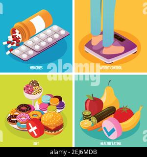 Disease monitoring concept icons set Stock Vector Image & Art - Alamy