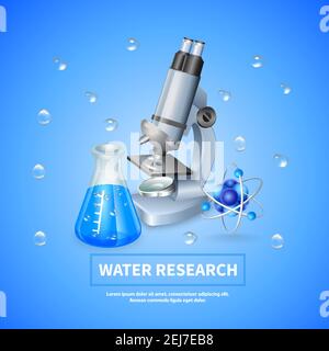 Microscope and lab icons layout. Vector illustration Stock Vector Image ...