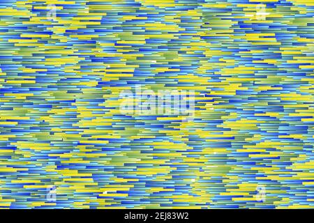 Hand drawn multicolor canvas with horizontal lines. Embroidery ornament on white background. Colored thread pattern. Vector Handmade grunge texture Stock Vector