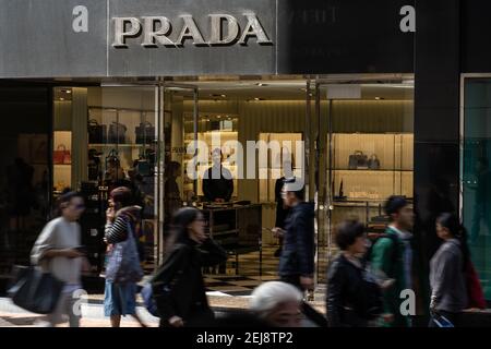 Prada will close its 15,000-square foot flagship store at Plaza 2000 along  Russell Street, Causeway Bay area, Hong Kong. China on January 6, 2020.  Prada pays HK$9 million a month, when its