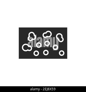 Oratory courses black glyph icon. Vector illustration. Outline pictogram for web page, mobile app, promo. Vector illustration Stock Vector