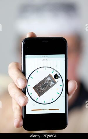 Compass magnetism Stock Photo