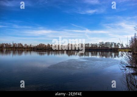 DE - Baden-Wurttemberg : Swabian lake scenery Stock Photo