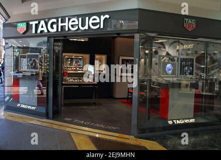 TAG Heuer store in Main Street the one kilometre strip of