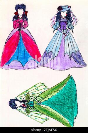 Page 39 | Girl A Dress Drawing Images - Free Download on Freepik