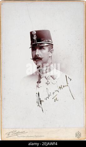 Archduke Franz Ferdinand of Austria. Museum: PRIVATE COLLECTION. Author: CARL PIETZNER. Stock Photo