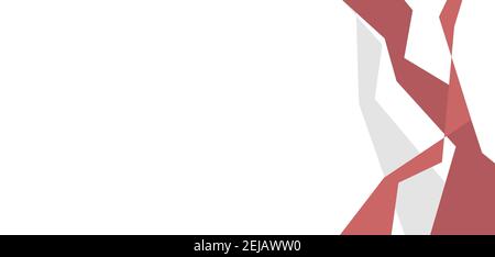 Abstract red and gray template. Vector Stock Vector