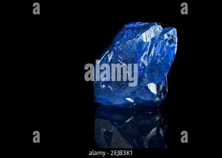 Precious crystal nugget. Mineral for the manufacture of jewelry and for industrial applications Stock Photo