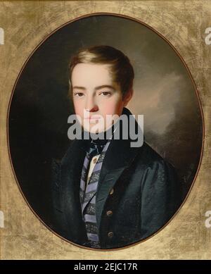 Archduke Stephen Francis Victor (1817-1867), at the age of 15. Museum: PRIVATE COLLECTION. Author: ANTON EINSLE. Stock Photo