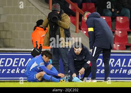 Genk s Junya Ito Genk s Japanese interpreter Jordi Caruso and