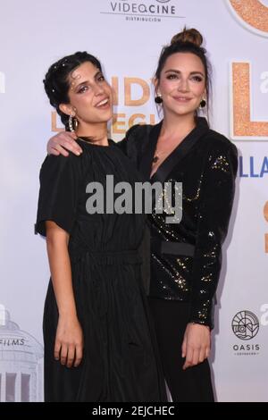 Nicolasa Ortiz Monasterio and Regina Blandon, pose for photos during a