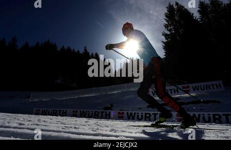 Oberstdorf, Germany. 22nd Feb, 2021. The Ski Jumping Stadium Of The 